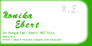 monika ebert business card